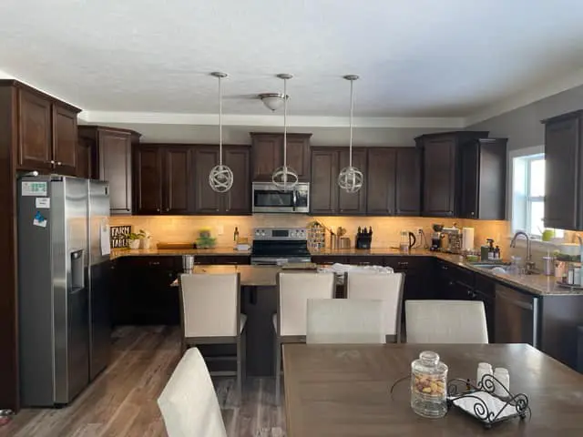 kitchen renovation cabinet repainting before