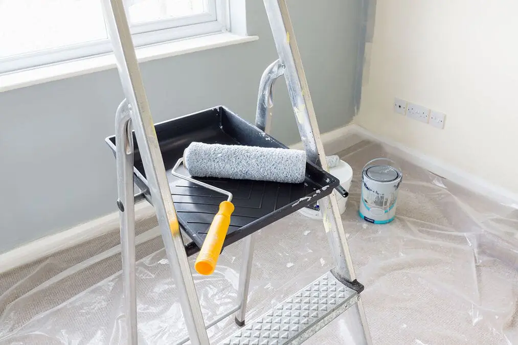 prepare home for professional painters