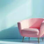 Light blue interior walls reflecting winter sunlight, showcasing paint colors that brighten dark rooms in winter and make the space feel warmer and brighter