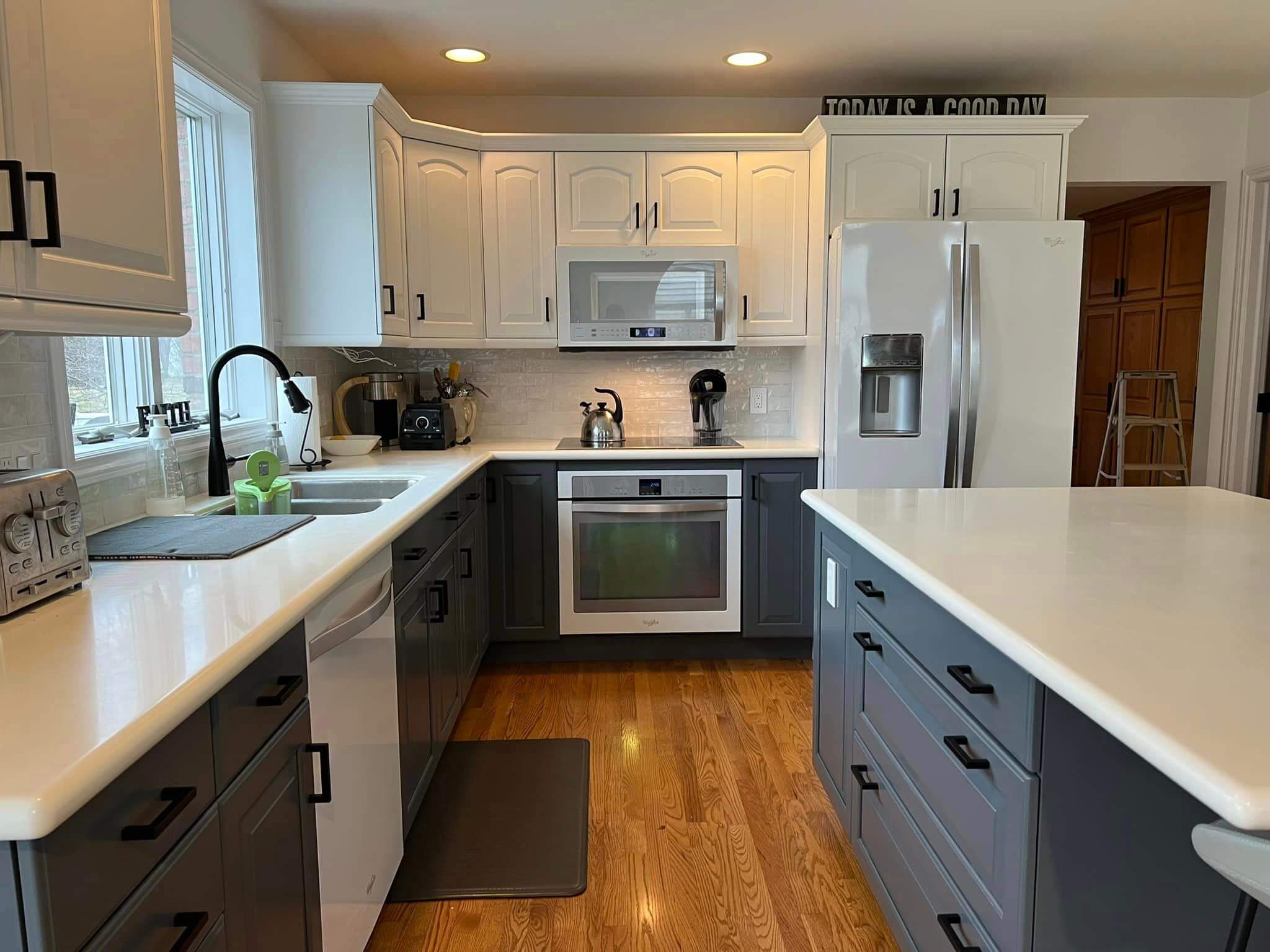 kitchen renovation cabinets after