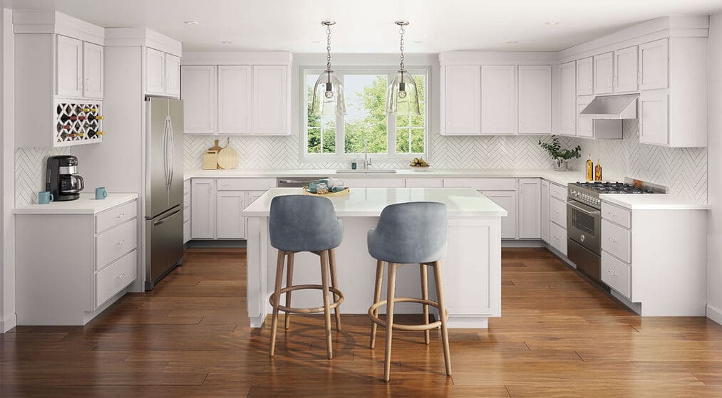 repainting kitchen cabinets vs replacing