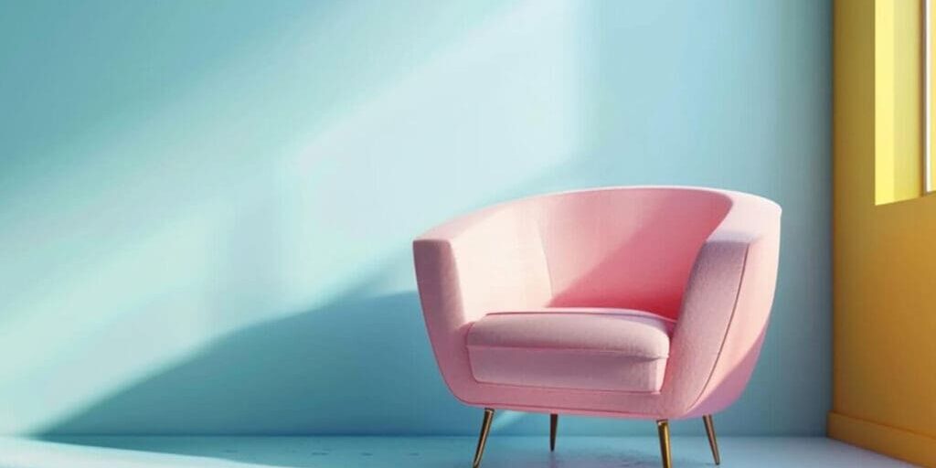 Light blue interior walls reflecting winter sunlight, showcasing paint colors that brighten dark rooms in winter and make the space feel warmer and brighter